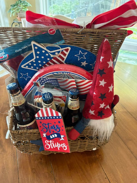 Patriotic Picnic Basket