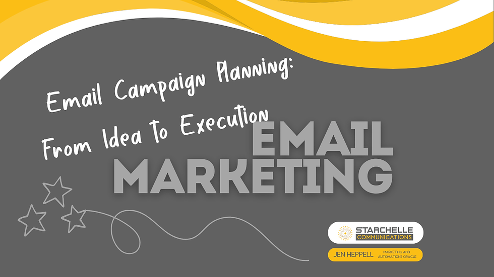 Email Marketing Campaign Planning
