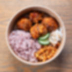 Sweet chilli fried chicken rice bowl