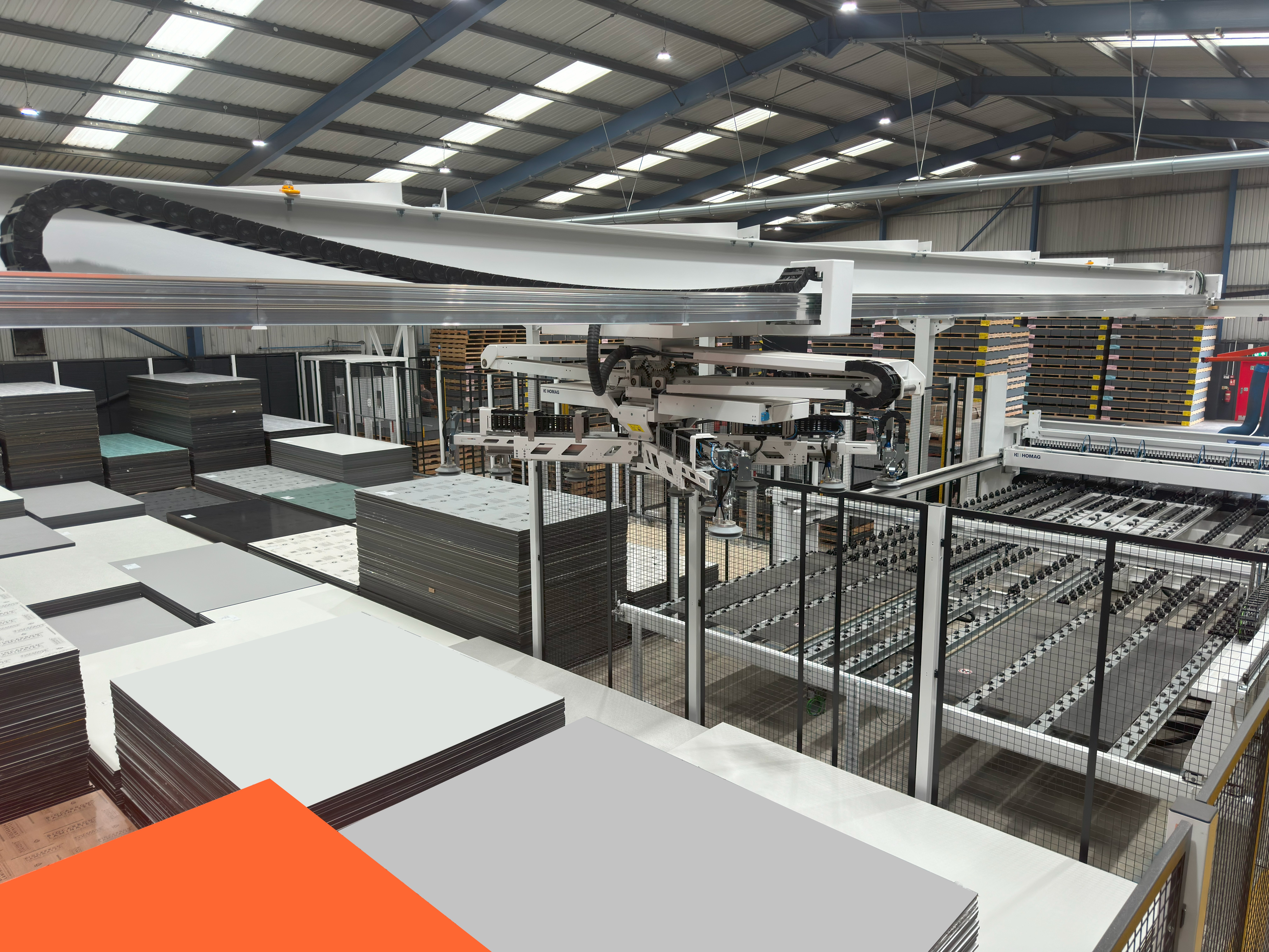 CNC fabrication and panel processing facility producing high-performance surfaces for commercial interiors