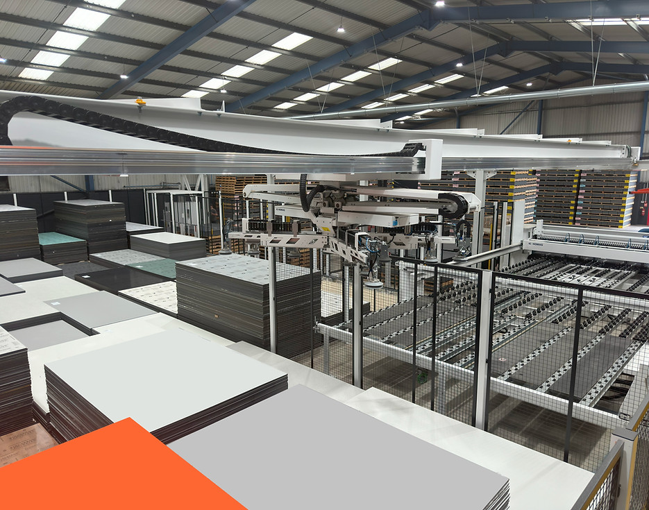 CNC fabrication and panel processing facility producing high-performance surfaces for commercial interiors