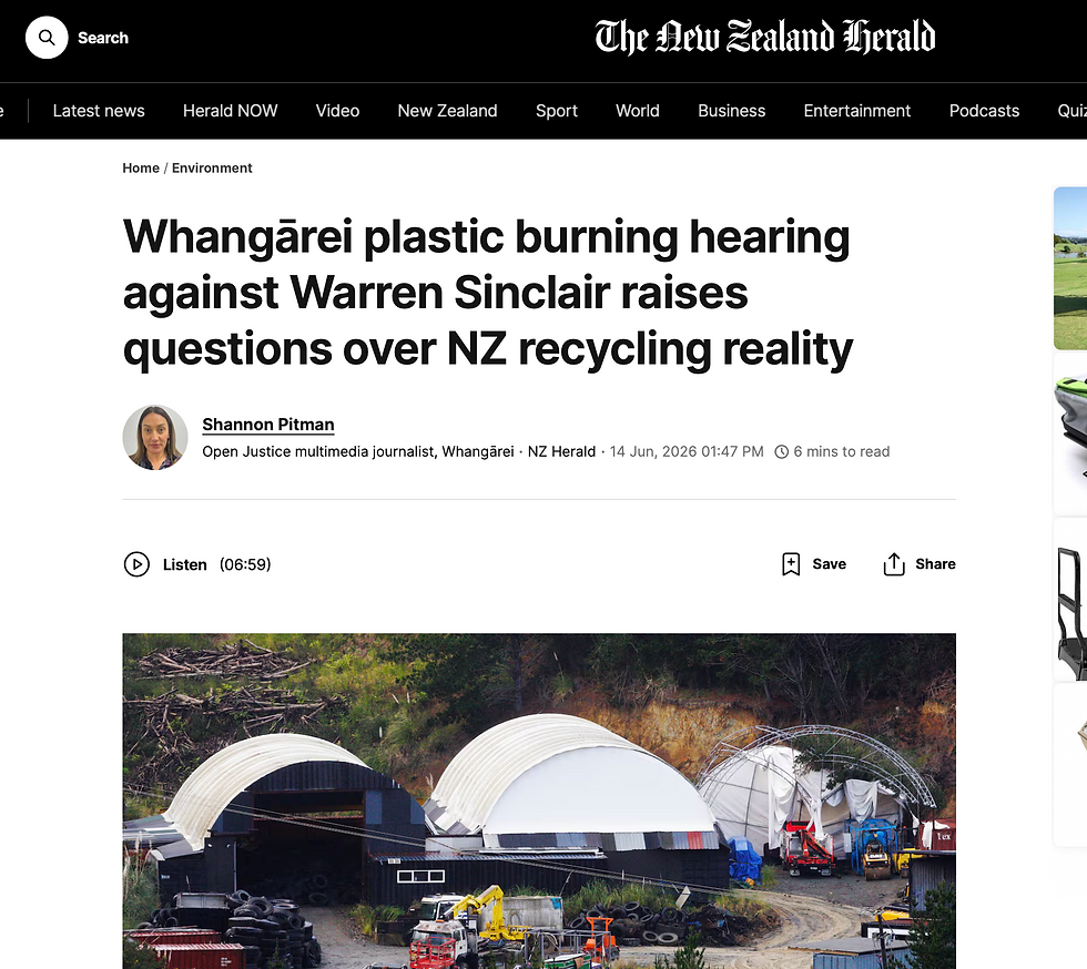 A recent article about a Whangārei plastic burning case has raised a much bigger question for New Zealand.