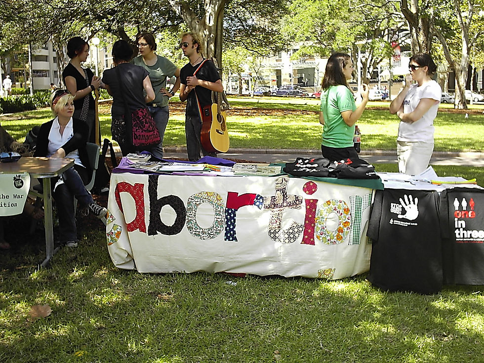 WAAC stall, Sydney IWD 2007