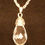 Thumbnail: 3 Pendent Necklaces -  Glass, Rhinestones and Stones