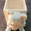 Thumbnail: VintageTeddy Bear with ABC Block Porcelain Pencil Holder