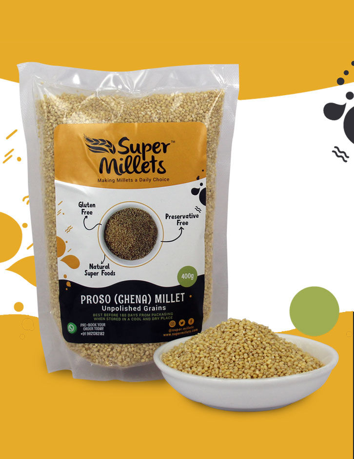 Proso Millet (Chena) Grain Super Millets