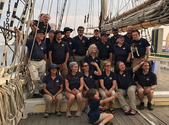a picture of gazela's sailing crew