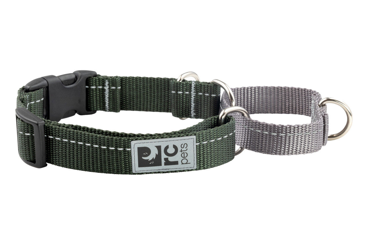 RC Primary Web Training Clip Collar S - Dark olive