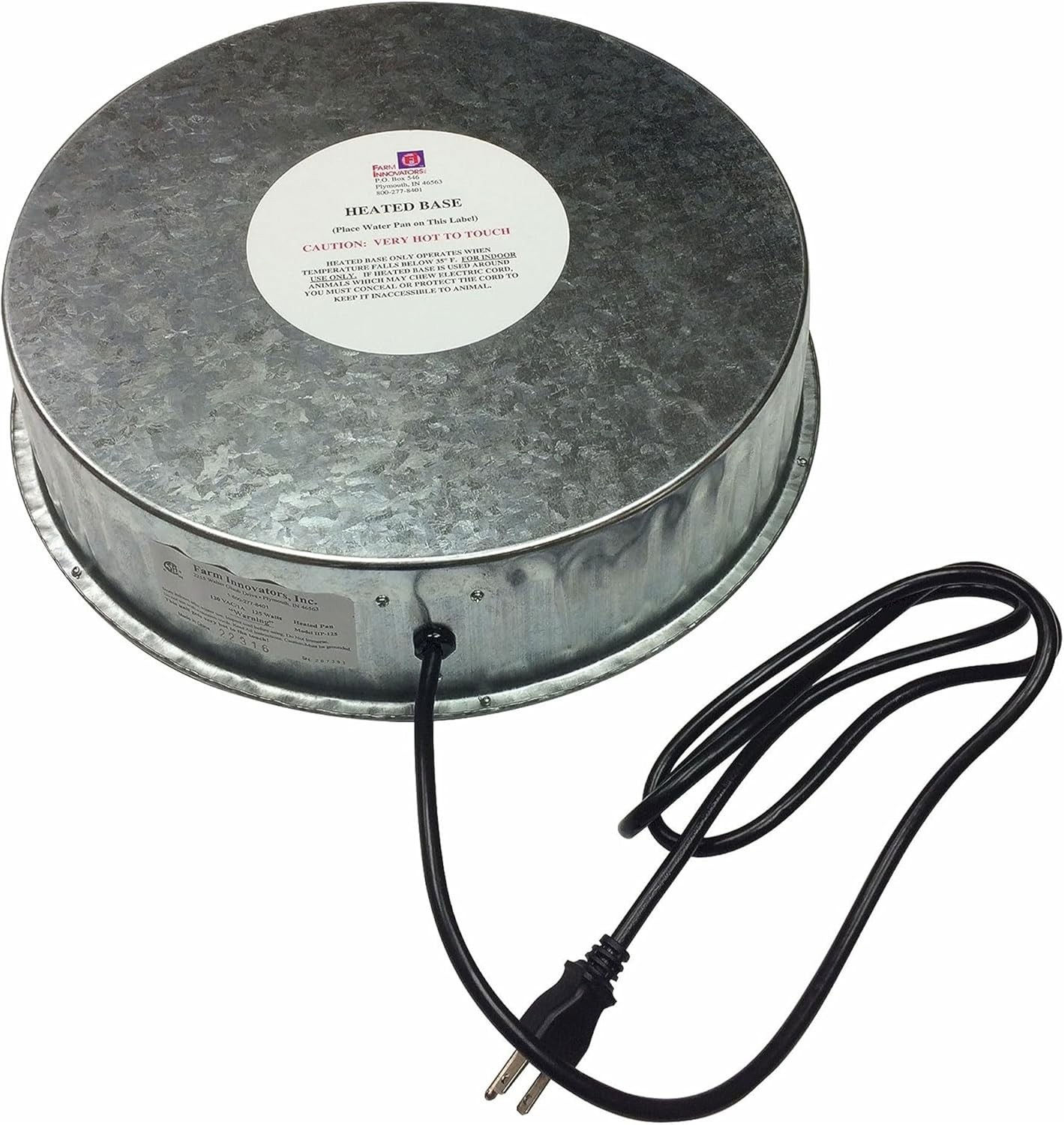 Heated Base Galvanized Poultry Fount