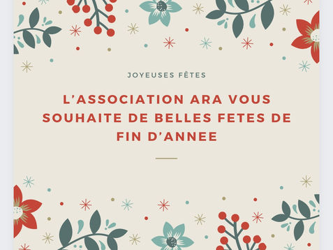 Joyeuses fêtes à tous !