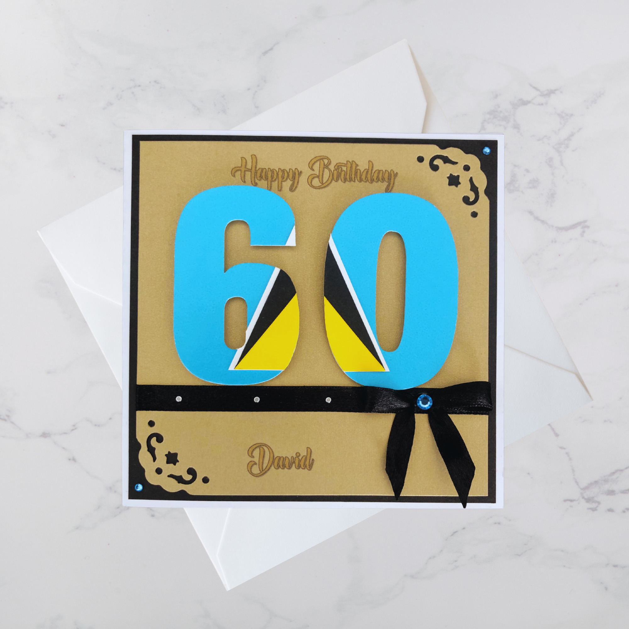 Flag Milestone/Any Age Birthday Card | Cultural | Handmade | Personalisable