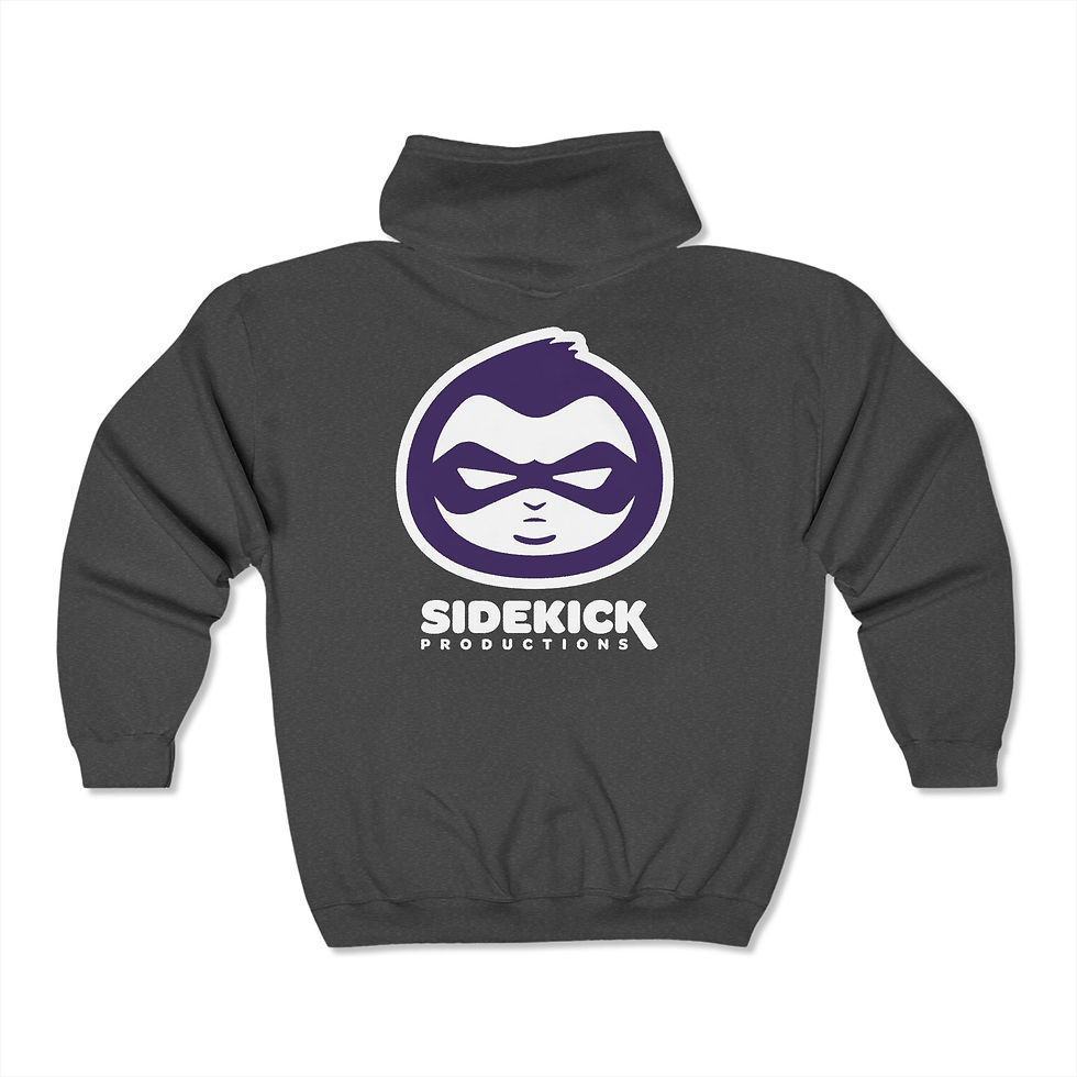 Thumbnail: SideKick Productions - Full Zip Hooded Sweatshirt
