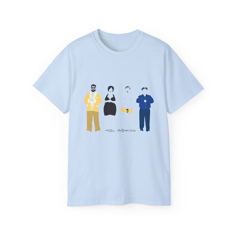 Skeleton Crew - Dueling Pianos - The ABCs Of Kink Tee