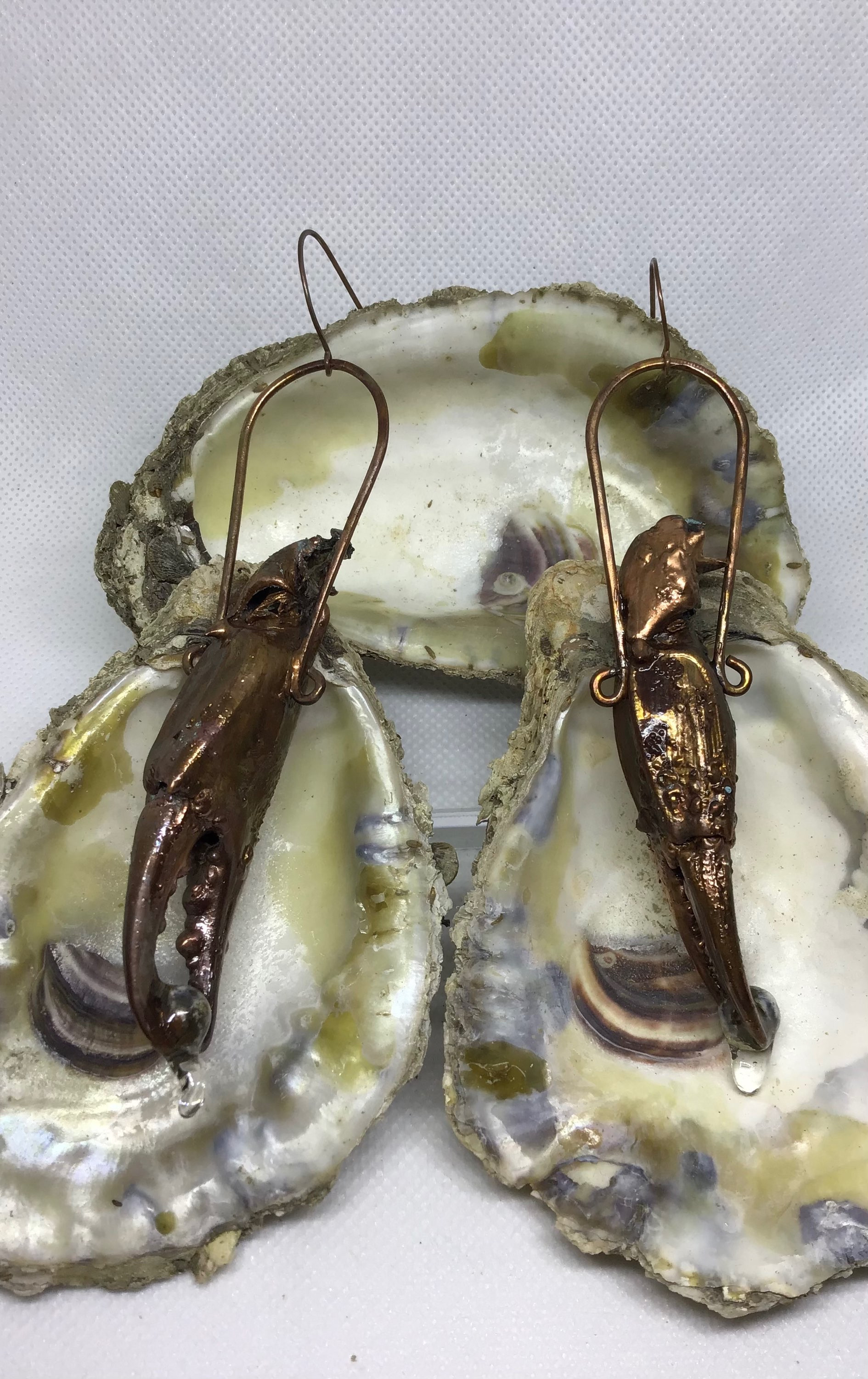 The “Trapped Pearl” Earrings