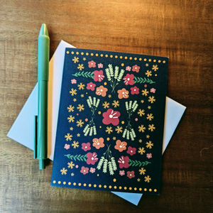 Florals - Blank Greeting Card