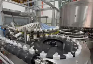 High-Speed Servo-Based Rotary Filling and Capping Automation System