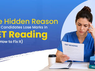 The Hidden Reason Many Candidates Lose Marks in OET Reading (And How to Fix It)