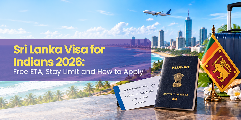 Sri Lanka Visa for Indians 2026: Free ETA, Stay Limit and How to Apply  