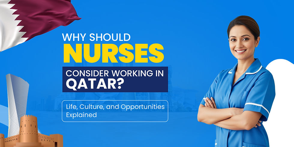 nurses working in Qatar