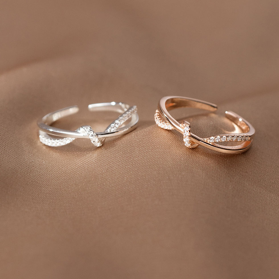 Thumbnail: Moonveil Twist Ring