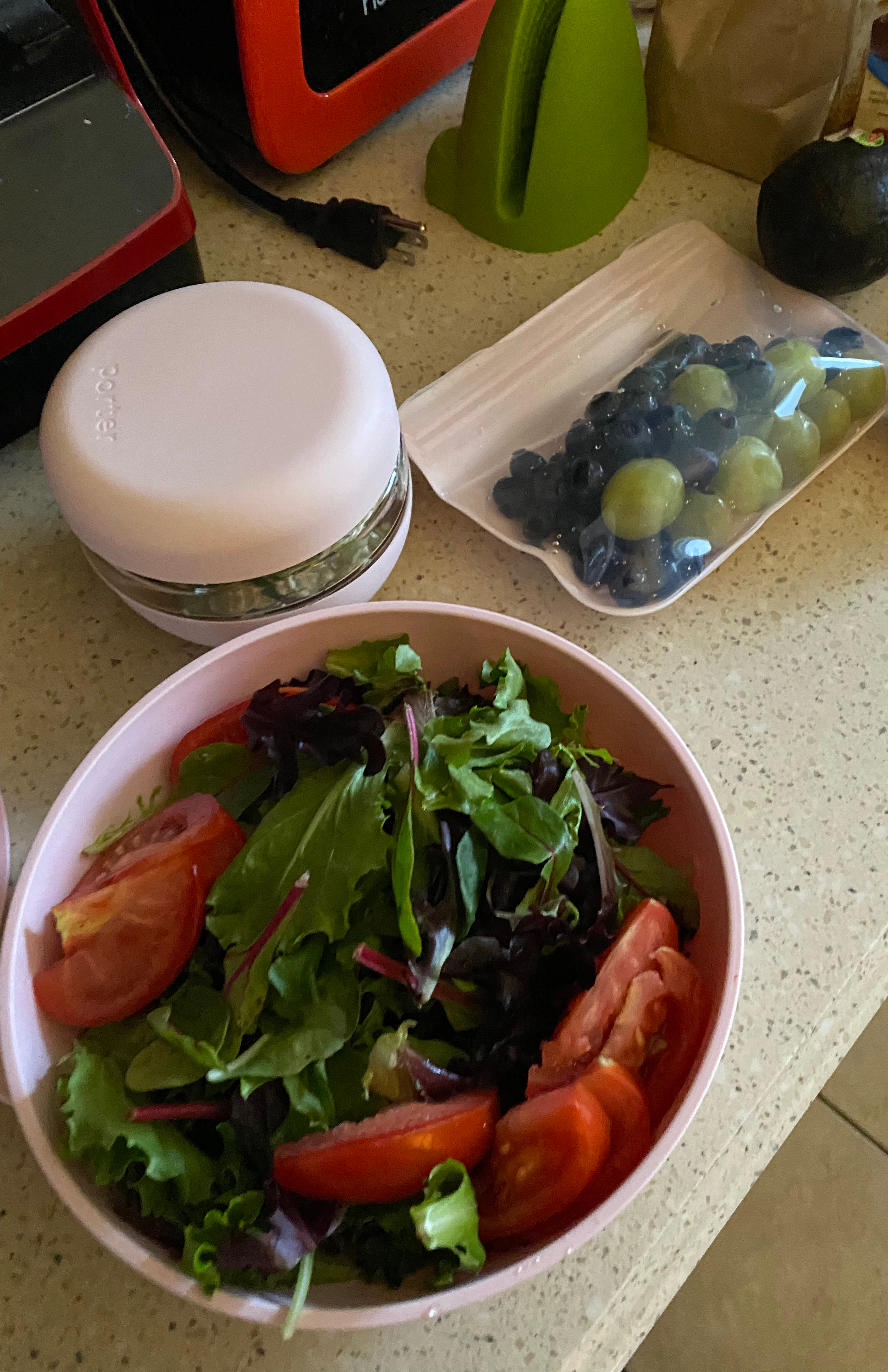 Noodles over greens content media