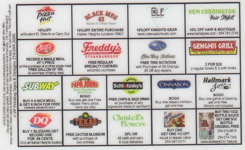 Knight Saver Card Hhhs Knights Court