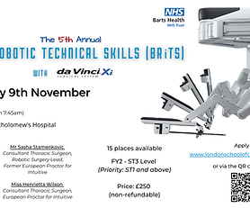 5th ANNUAL BRiTS (BASIC ROBOTIC TECHNICAL SKILLS) COURSE