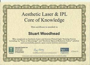 LAser Removal Certificate