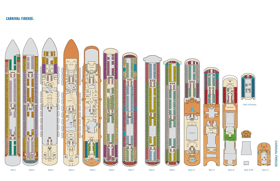 cruise ship deck plans