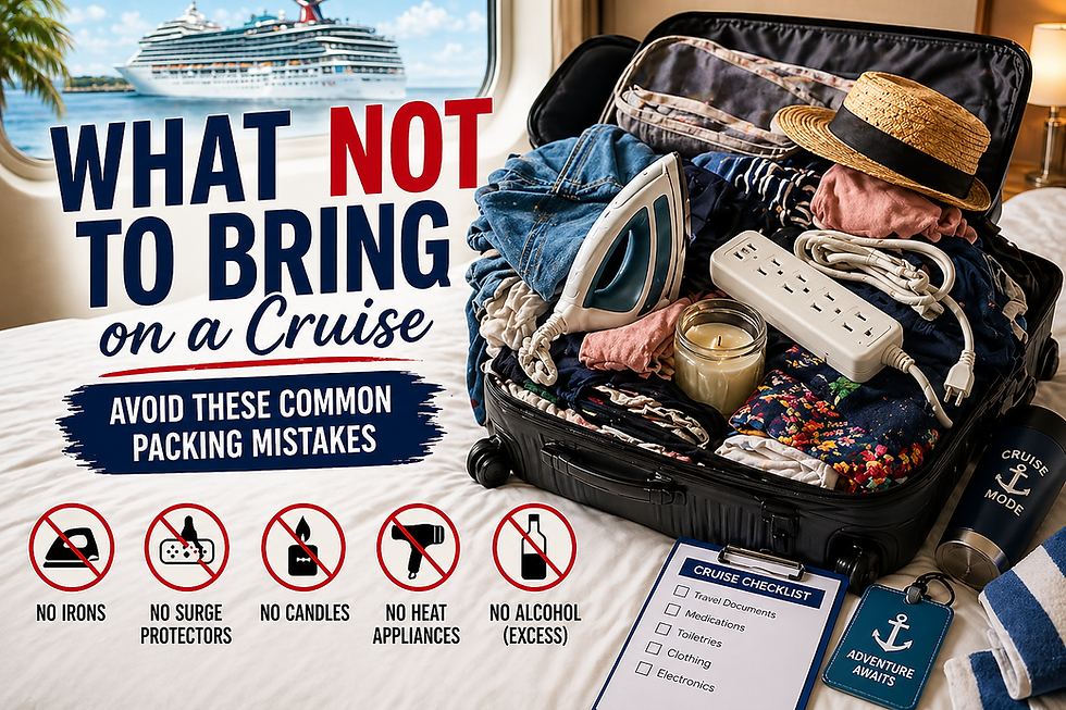 What Not to Bring on a Cruise (Prohibited Items List 2026)