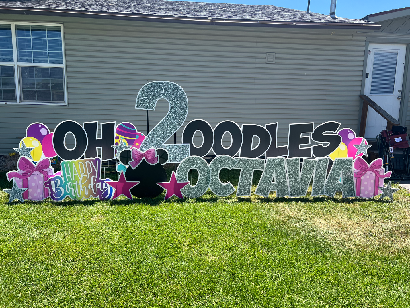 Sign Gypsies yard sign for minnie mouse birthday