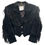 Thumbnail: Black Suede Fringe  Jacket
