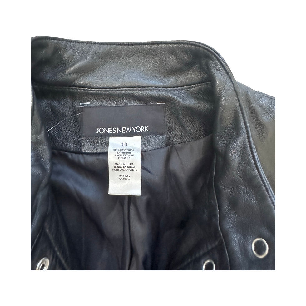 Thumbnail: Jones New York Medium Leather Jacket