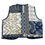 Thumbnail: Blue & Brown Medallion Quilted Vest Reworks