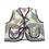 Thumbnail: Green & Purple Florals XS Quilted Vest Rework