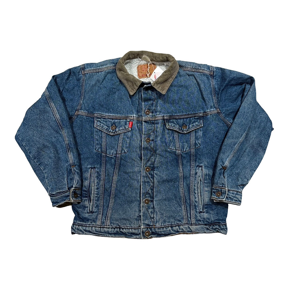 C17 Sherpa Lined Denim Jacket