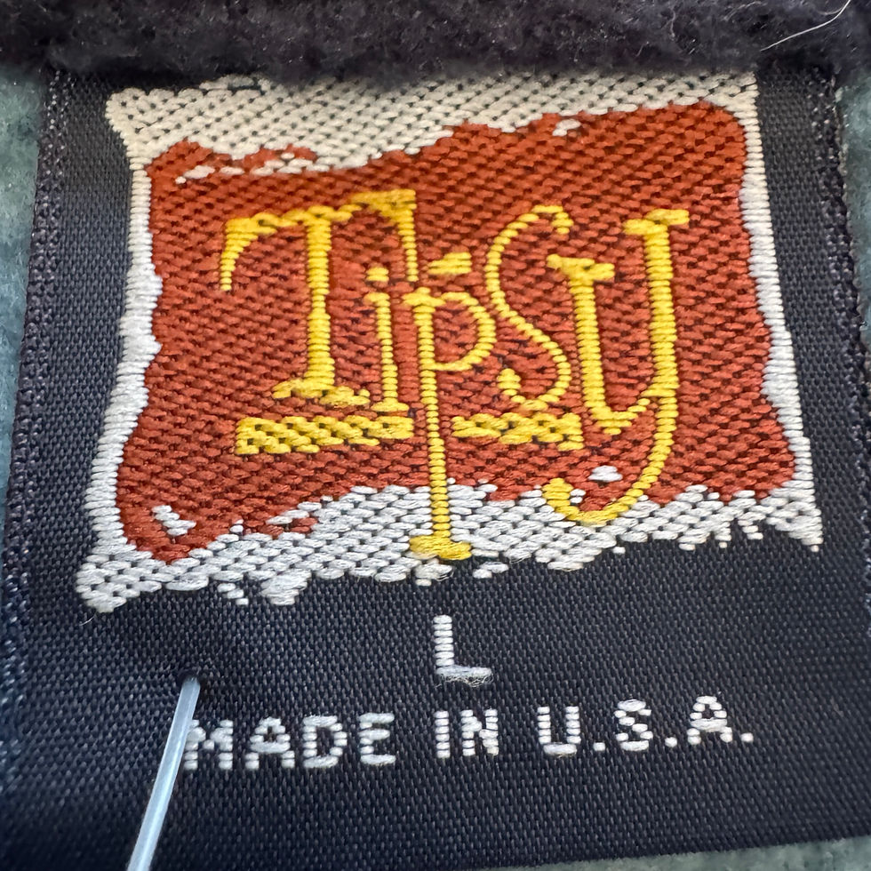 Thumbnail: Tipsy Alaska Mountain Embroidered Large Fleece