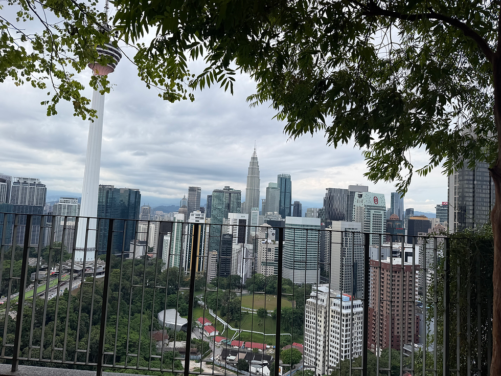 Kuala Lumpur, capital of Malaysia  (Translated as Muddy River Mouth in Malay)