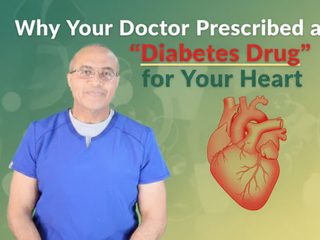 A doctor standing next to a human heart