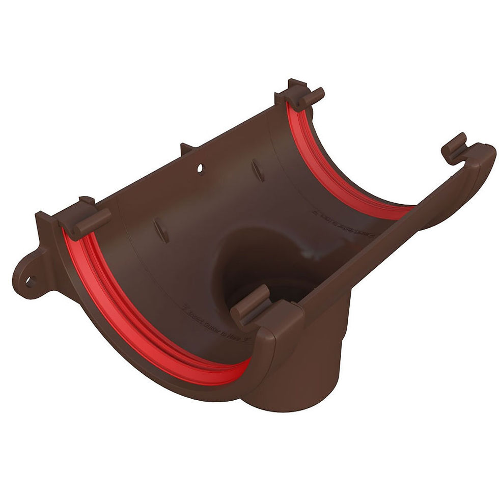 Freefoam Round Running Outlet (Brown)