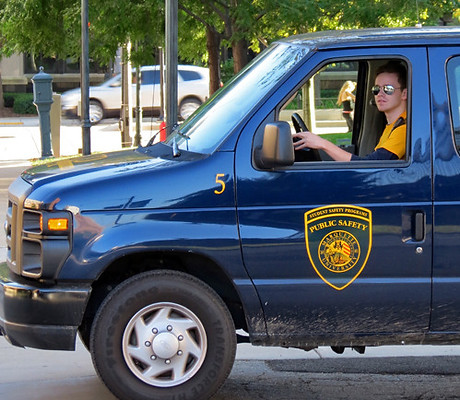Townhomes are on the Marquette EagleExpress route. Photo is a visual of the vehicle.
