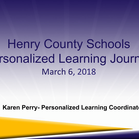 Personalized Learning Success in Henry County