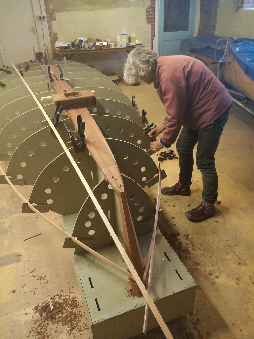 Fitting the sheer strake - 2