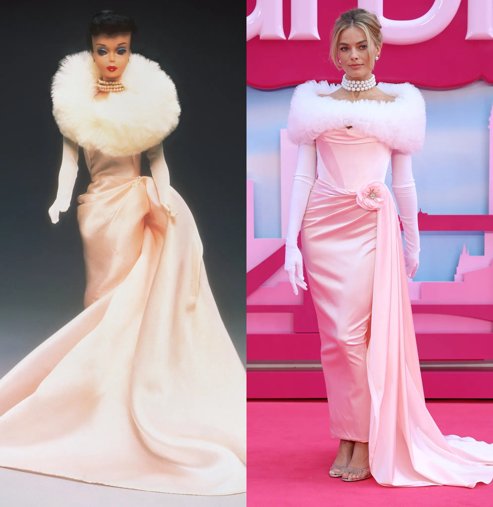 Margot y Barbie looks