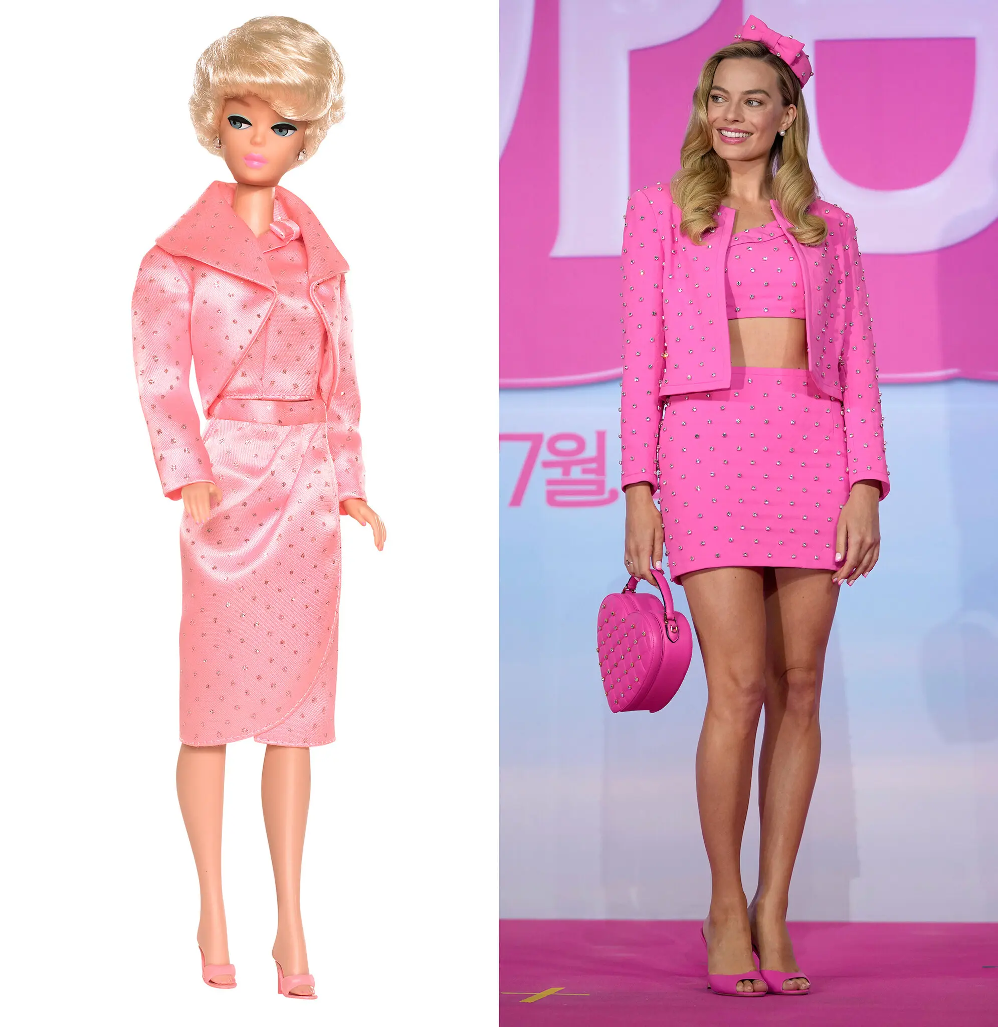 Look barbie "Rosa Brillante"