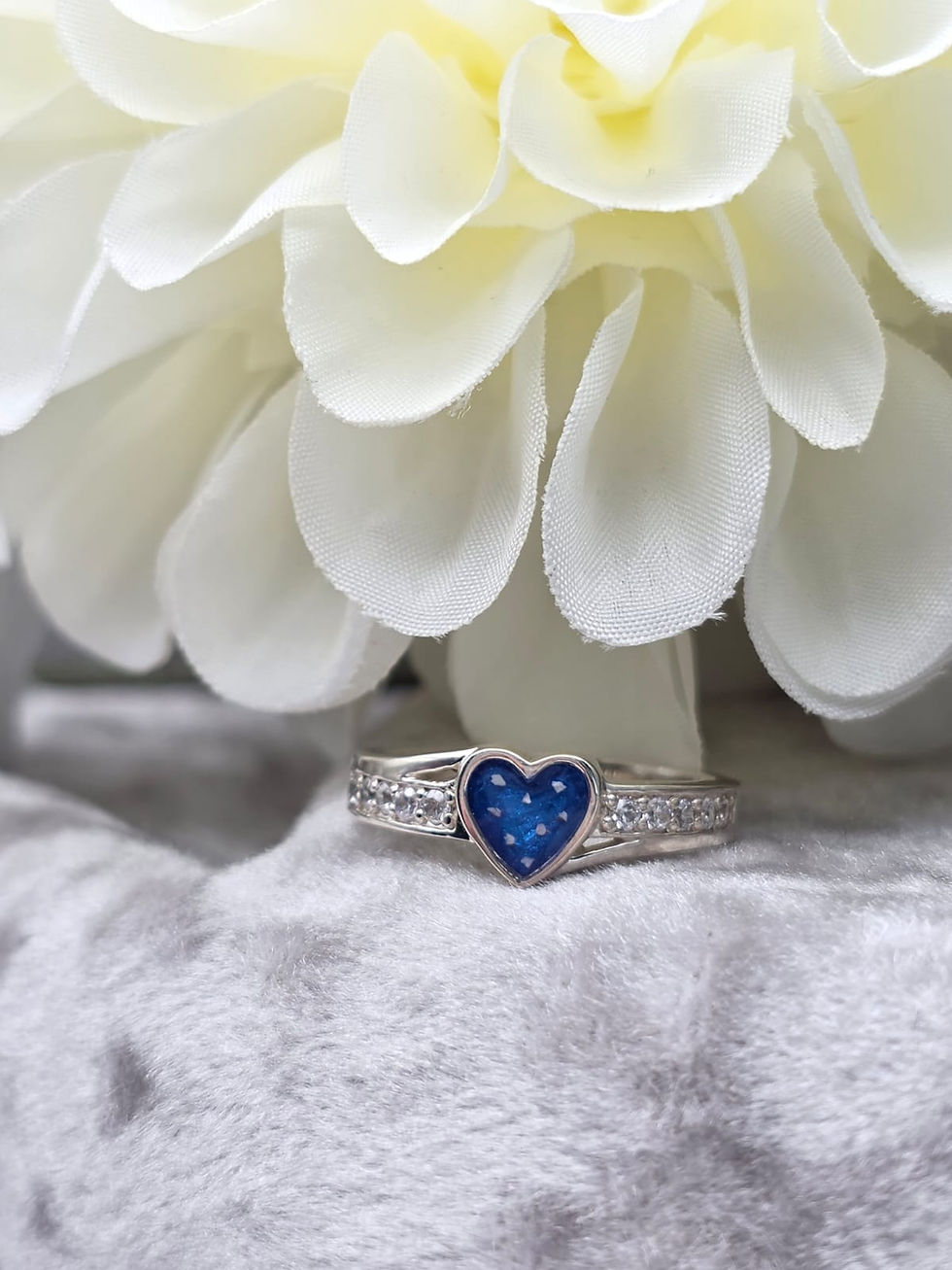 Thumbnail: Heart Accent CZ Ring