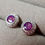 Thumbnail: 925 Silver Halo Stud Earrings