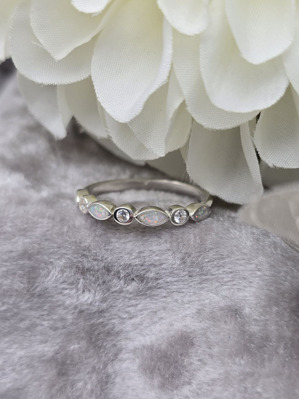 Thumbnail: Half Eternity Ring