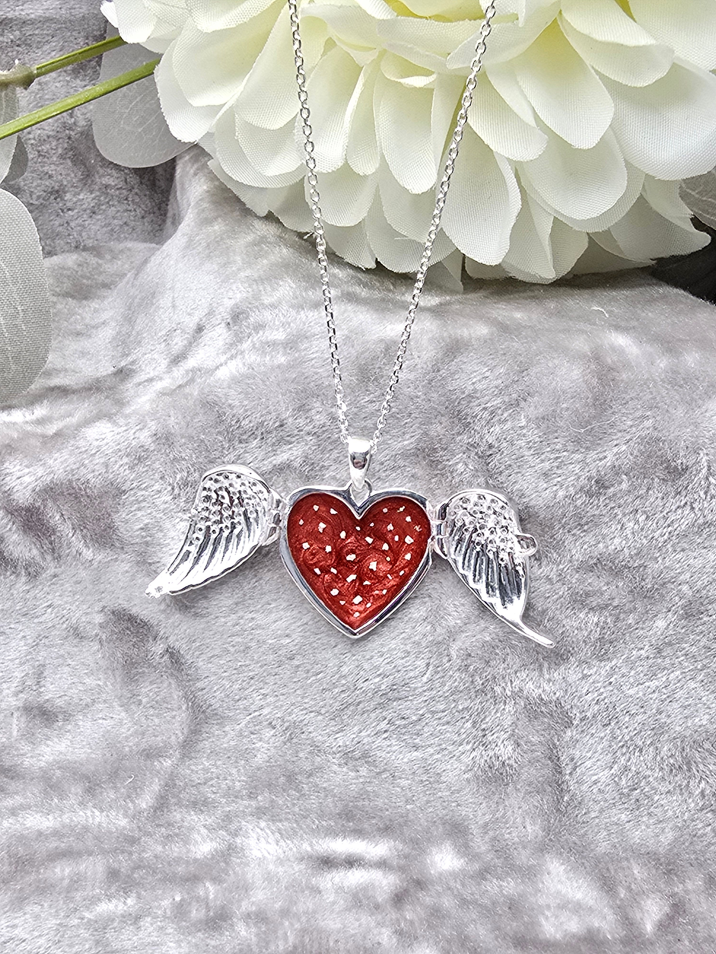 Angel Wing Locket Pendant