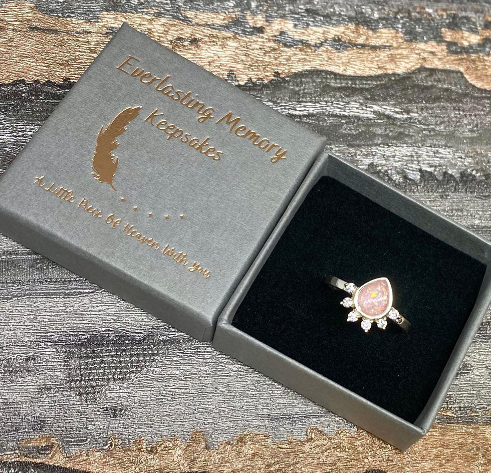 Thumbnail: 925 Silver Raindrop Ring